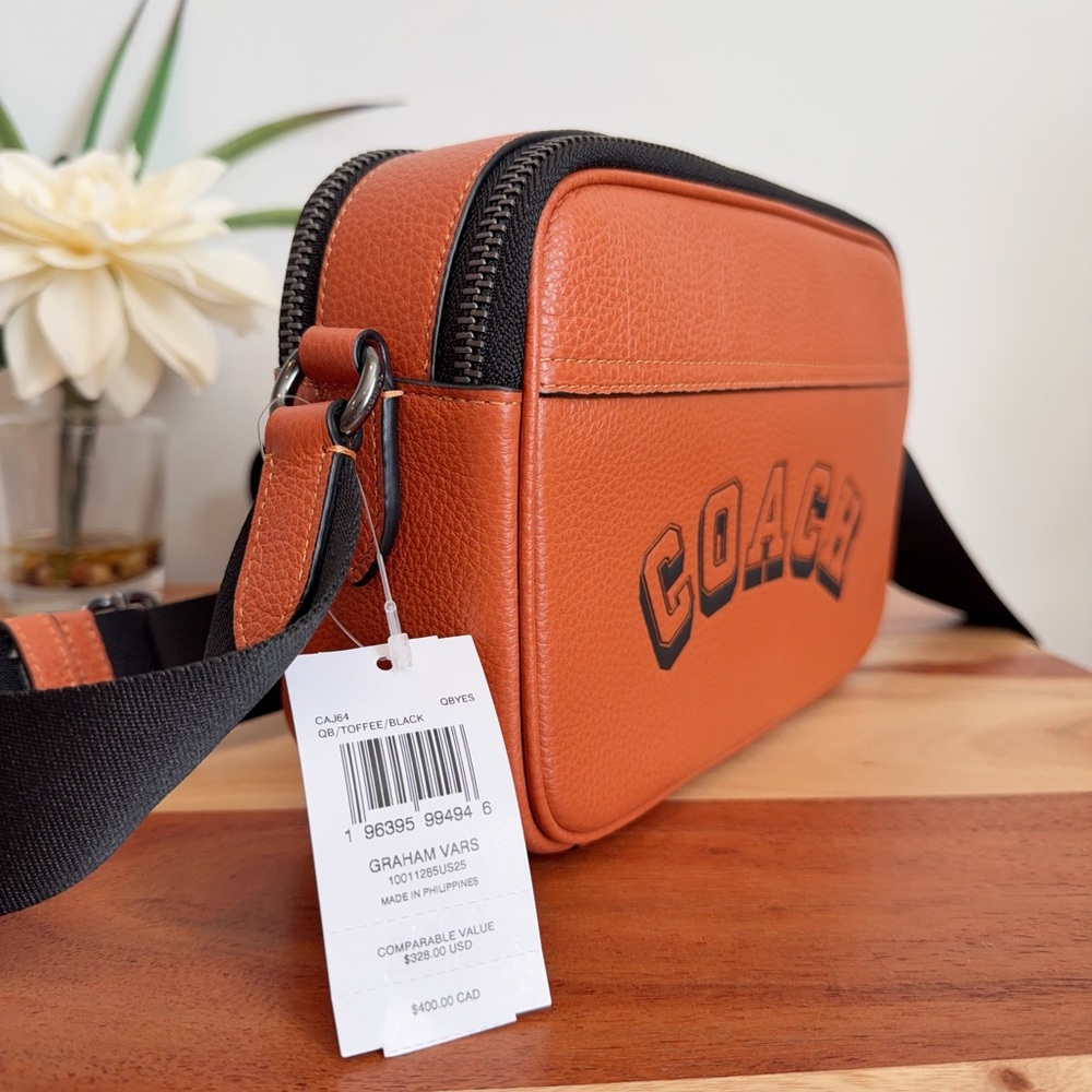 NWT Coach Graham Crossbody Bag With Varsity Motif - Picture 4 of 5
